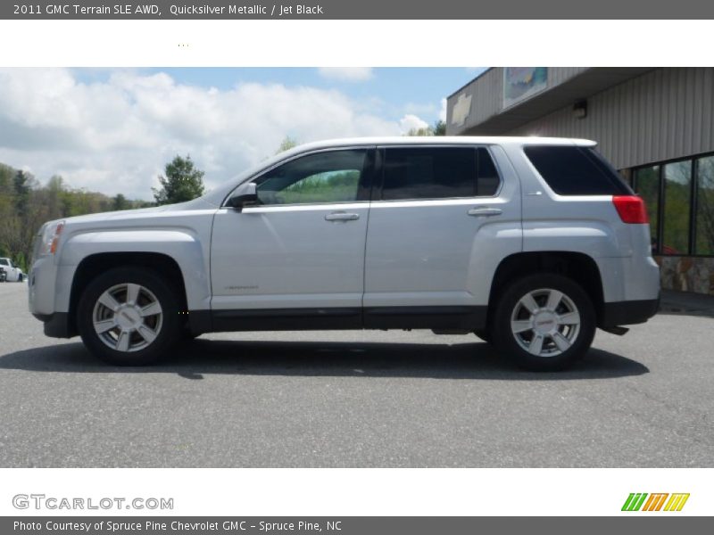 Quicksilver Metallic / Jet Black 2011 GMC Terrain SLE AWD