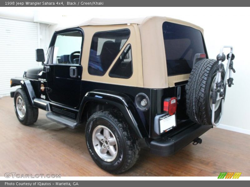 Black / Green/Khaki 1998 Jeep Wrangler Sahara 4x4