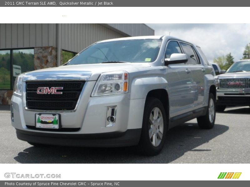 Quicksilver Metallic / Jet Black 2011 GMC Terrain SLE AWD