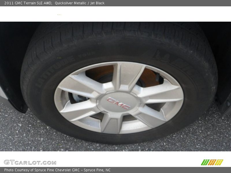Quicksilver Metallic / Jet Black 2011 GMC Terrain SLE AWD