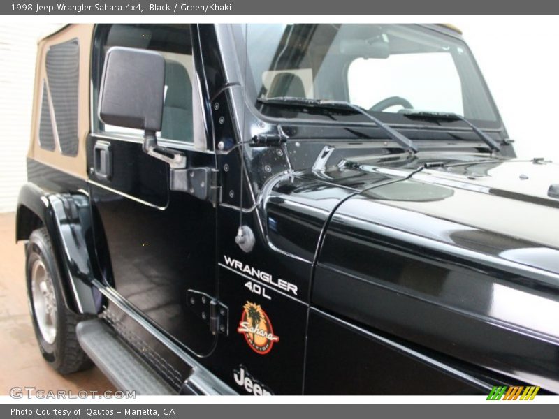 Black / Green/Khaki 1998 Jeep Wrangler Sahara 4x4