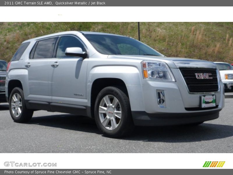 Quicksilver Metallic / Jet Black 2011 GMC Terrain SLE AWD