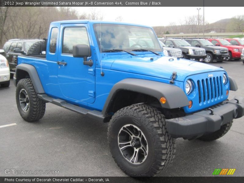 Front 3/4 View of 2012 Wrangler Unlimited Sahara Mopar JK-8 Conversion 4x4