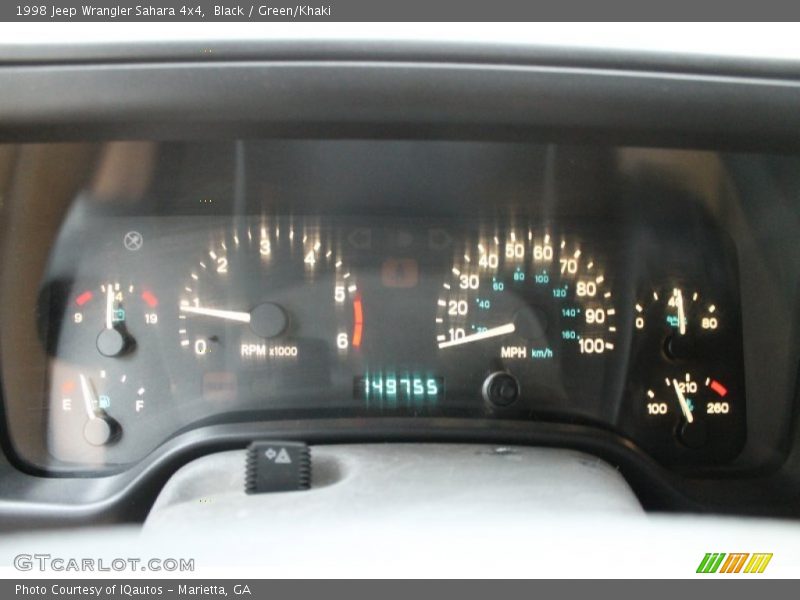  1998 Wrangler Sahara 4x4 Sahara 4x4 Gauges