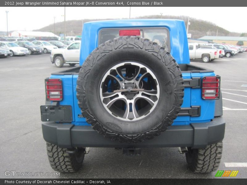 Cosmos Blue / Black 2012 Jeep Wrangler Unlimited Sahara Mopar JK-8 Conversion 4x4