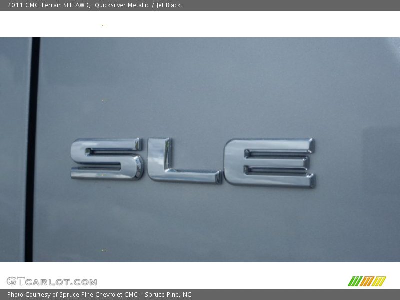 Quicksilver Metallic / Jet Black 2011 GMC Terrain SLE AWD