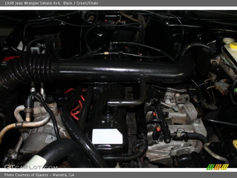 Black / Green/Khaki 1998 Jeep Wrangler Sahara 4x4
