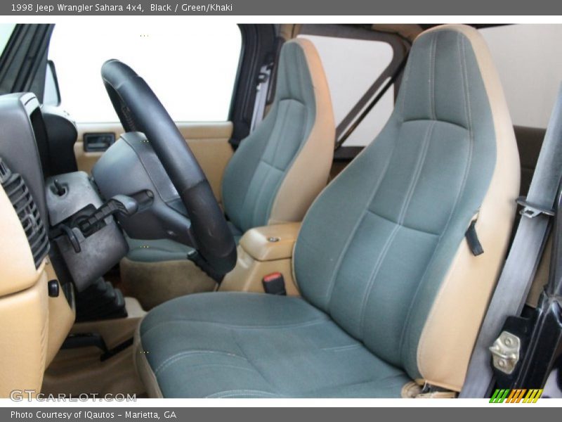 Front Seat of 1998 Wrangler Sahara 4x4