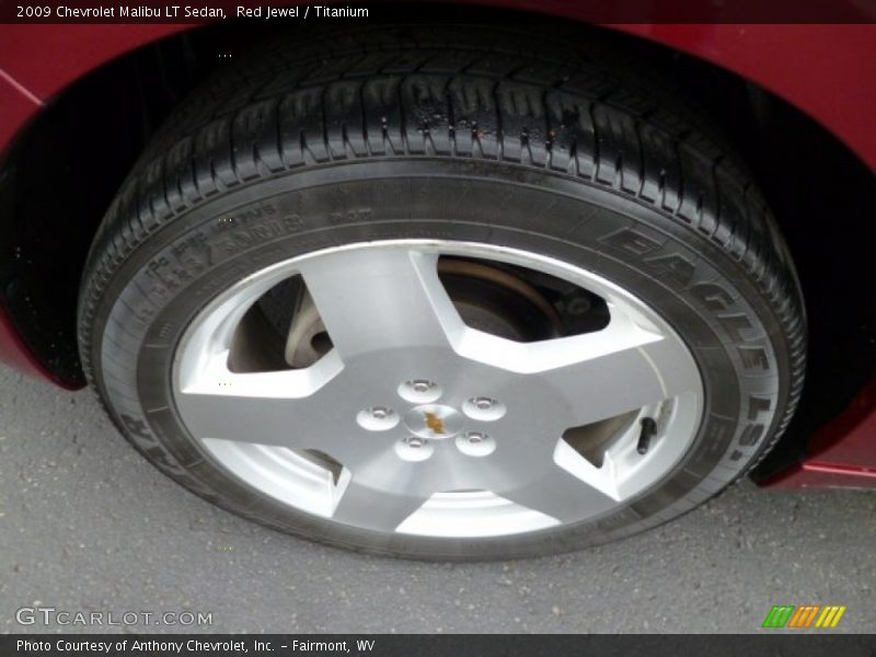 Red Jewel / Titanium 2009 Chevrolet Malibu LT Sedan
