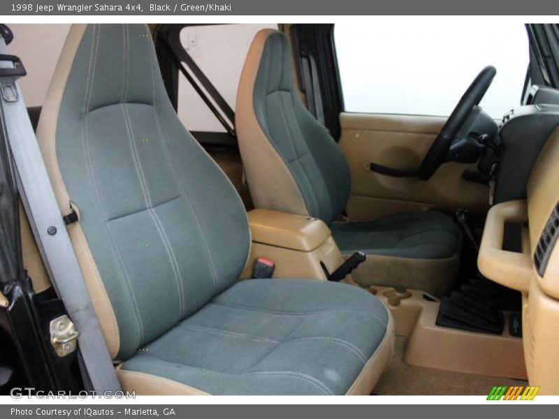 Front Seat of 1998 Wrangler Sahara 4x4
