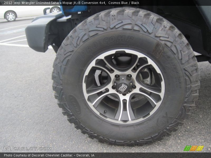 Custom Wheels of 2012 Wrangler Unlimited Sahara Mopar JK-8 Conversion 4x4