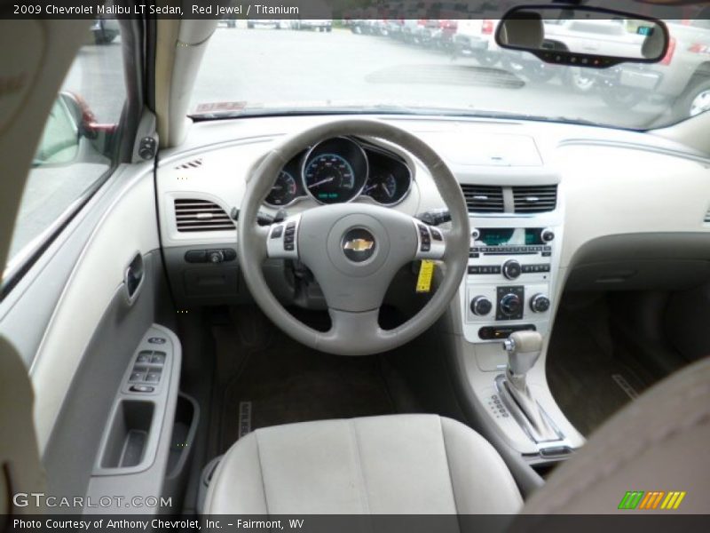 Red Jewel / Titanium 2009 Chevrolet Malibu LT Sedan