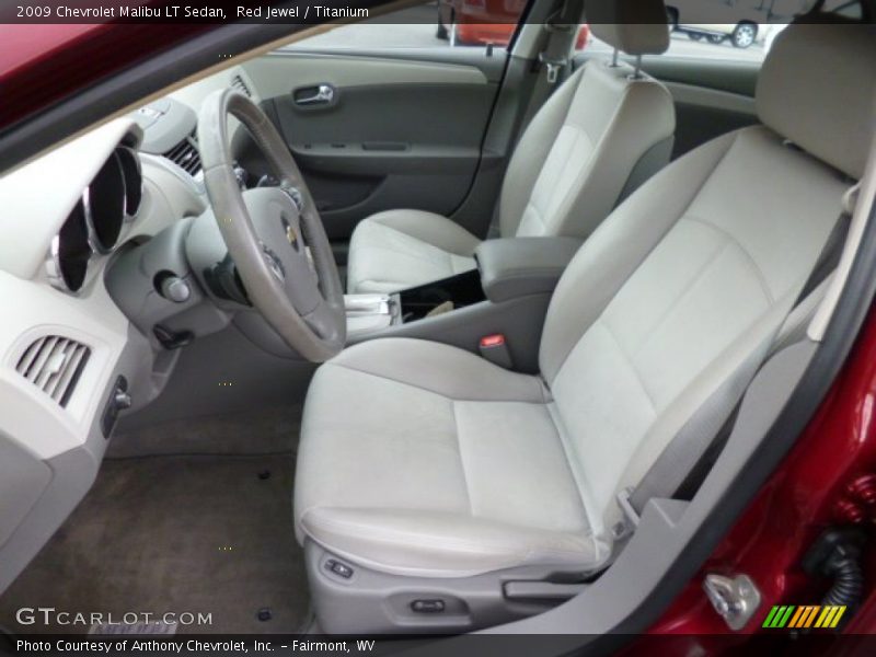 Red Jewel / Titanium 2009 Chevrolet Malibu LT Sedan
