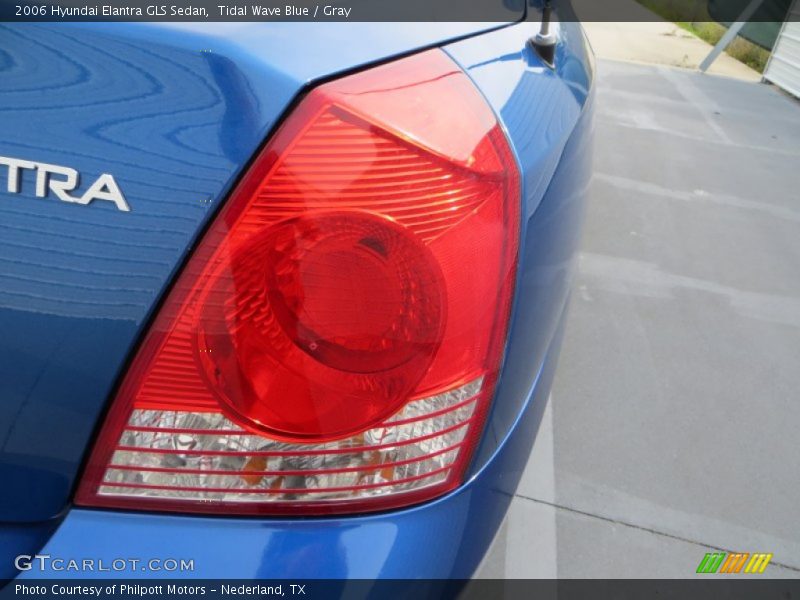 Tidal Wave Blue / Gray 2006 Hyundai Elantra GLS Sedan