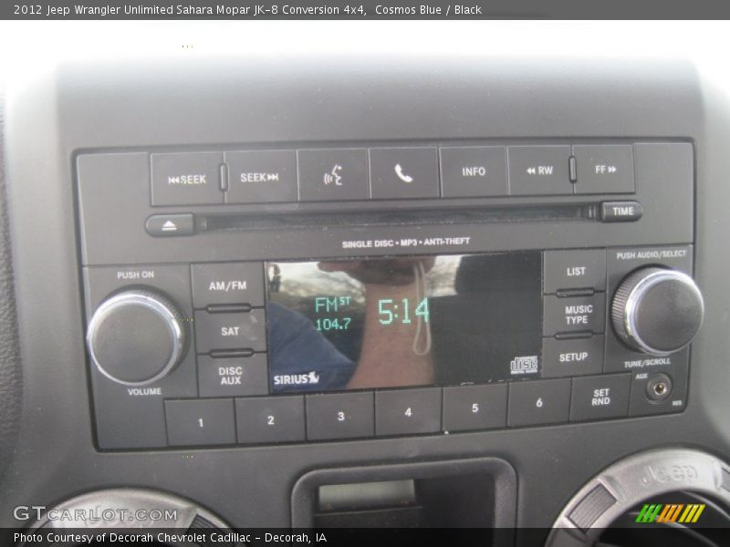 Cosmos Blue / Black 2012 Jeep Wrangler Unlimited Sahara Mopar JK-8 Conversion 4x4