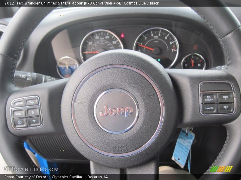 Cosmos Blue / Black 2012 Jeep Wrangler Unlimited Sahara Mopar JK-8 Conversion 4x4