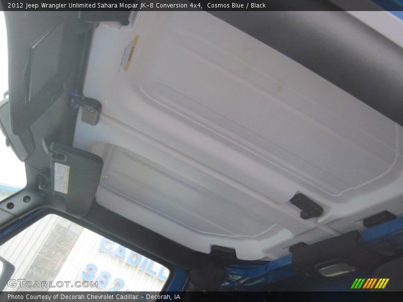 Cosmos Blue / Black 2012 Jeep Wrangler Unlimited Sahara Mopar JK-8 Conversion 4x4