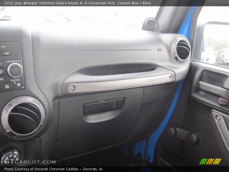 Cosmos Blue / Black 2012 Jeep Wrangler Unlimited Sahara Mopar JK-8 Conversion 4x4