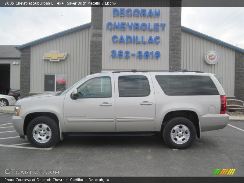 Silver Birch Metallic / Ebony 2009 Chevrolet Suburban LT 4x4