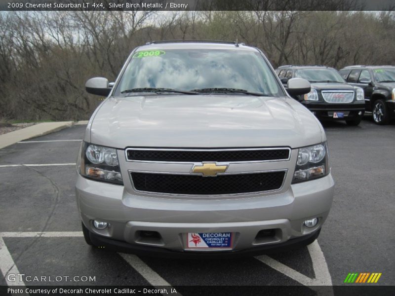 Silver Birch Metallic / Ebony 2009 Chevrolet Suburban LT 4x4