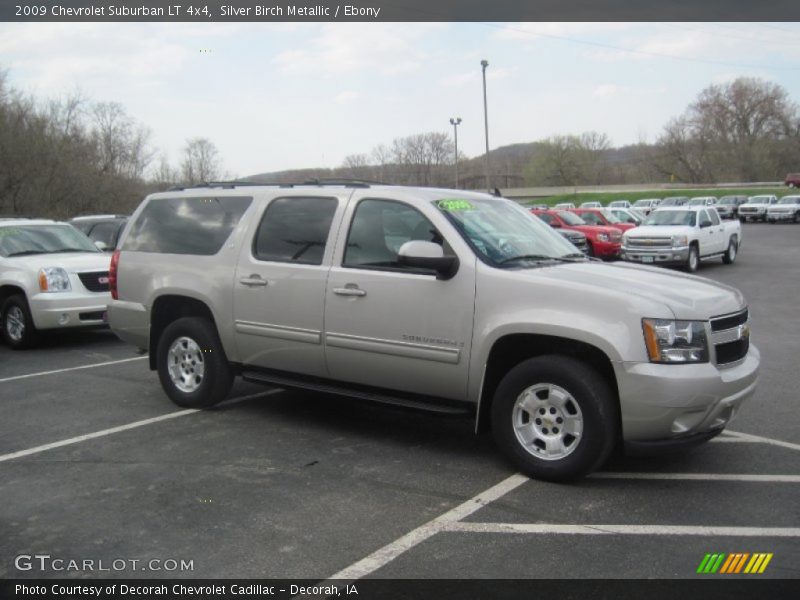 Silver Birch Metallic / Ebony 2009 Chevrolet Suburban LT 4x4