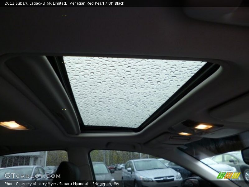 Venetian Red Pearl / Off Black 2012 Subaru Legacy 3.6R Limited