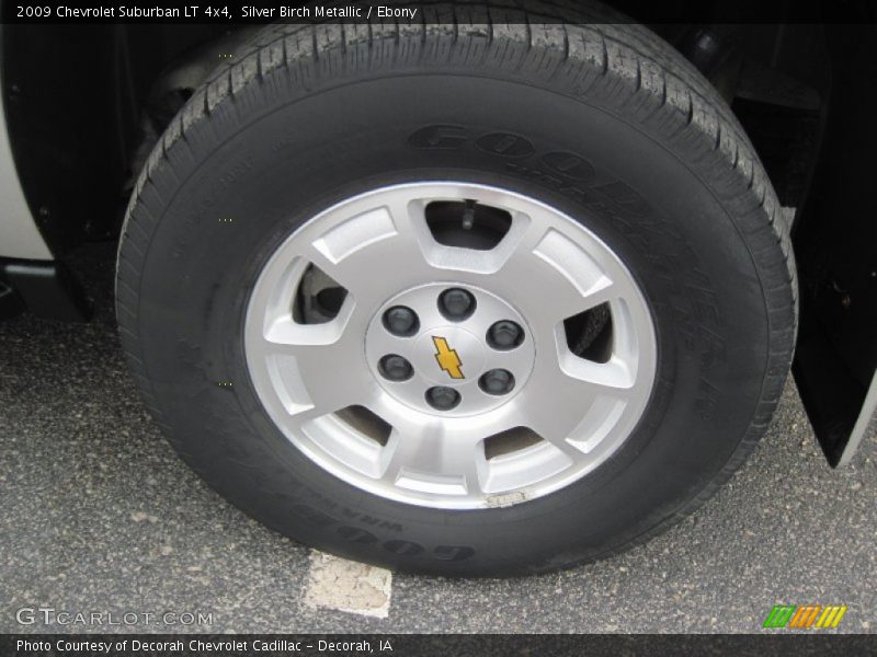 Silver Birch Metallic / Ebony 2009 Chevrolet Suburban LT 4x4