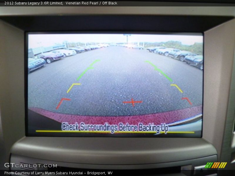 Venetian Red Pearl / Off Black 2012 Subaru Legacy 3.6R Limited