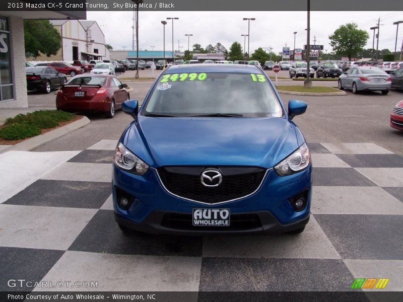 Sky Blue Mica / Black 2013 Mazda CX-5 Grand Touring