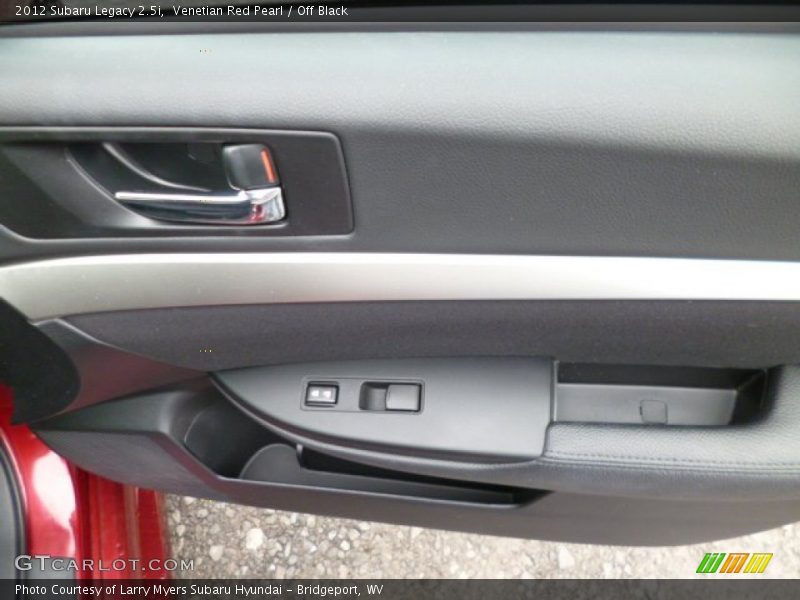 Venetian Red Pearl / Off Black 2012 Subaru Legacy 2.5i
