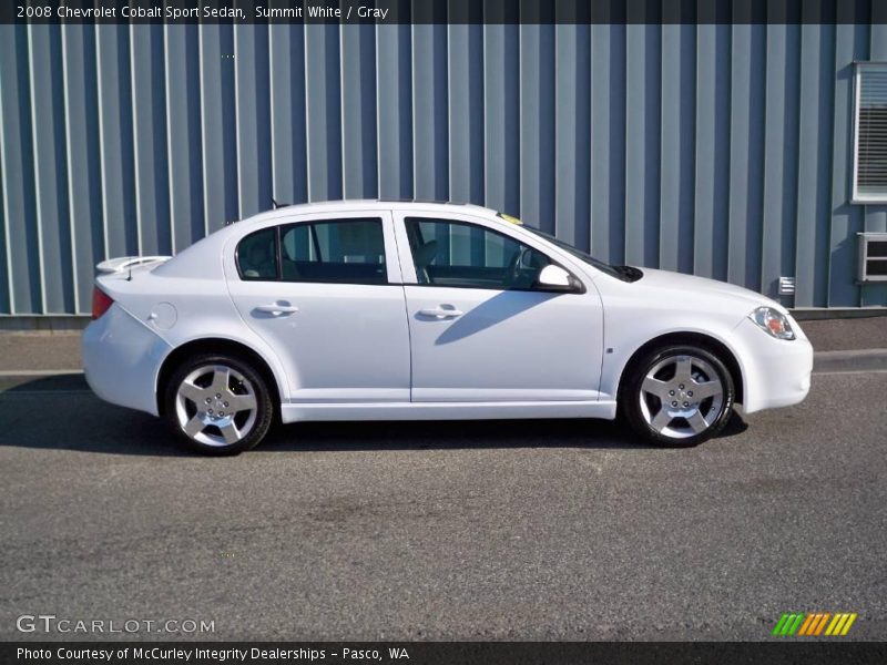 Summit White / Gray 2008 Chevrolet Cobalt Sport Sedan