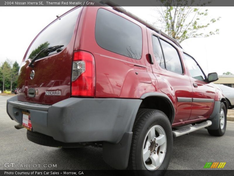 Thermal Red Metallic / Gray 2004 Nissan Xterra SE