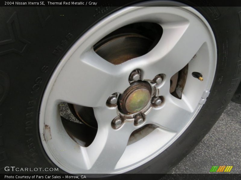 Thermal Red Metallic / Gray 2004 Nissan Xterra SE
