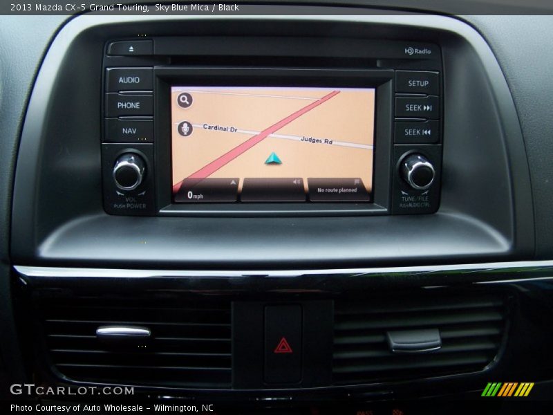 Sky Blue Mica / Black 2013 Mazda CX-5 Grand Touring