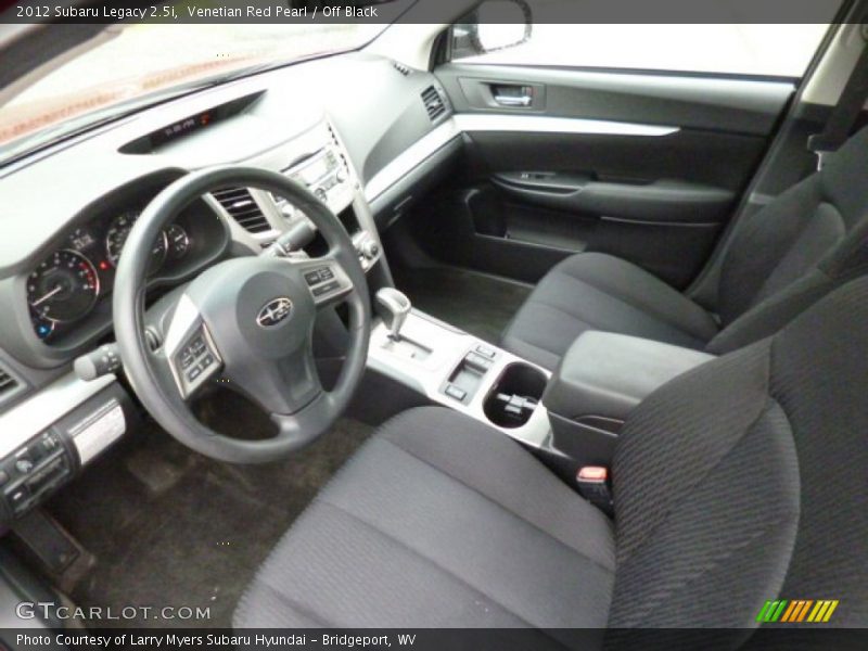 Venetian Red Pearl / Off Black 2012 Subaru Legacy 2.5i