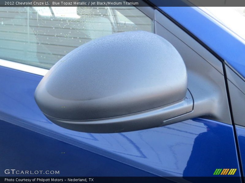 Blue Topaz Metallic / Jet Black/Medium Titanium 2012 Chevrolet Cruze LS