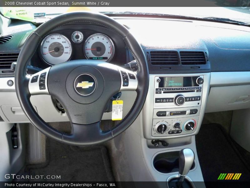 Summit White / Gray 2008 Chevrolet Cobalt Sport Sedan