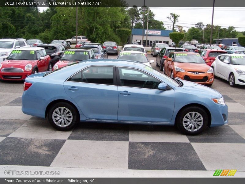Clearwater Blue Metallic / Ash 2013 Toyota Camry LE