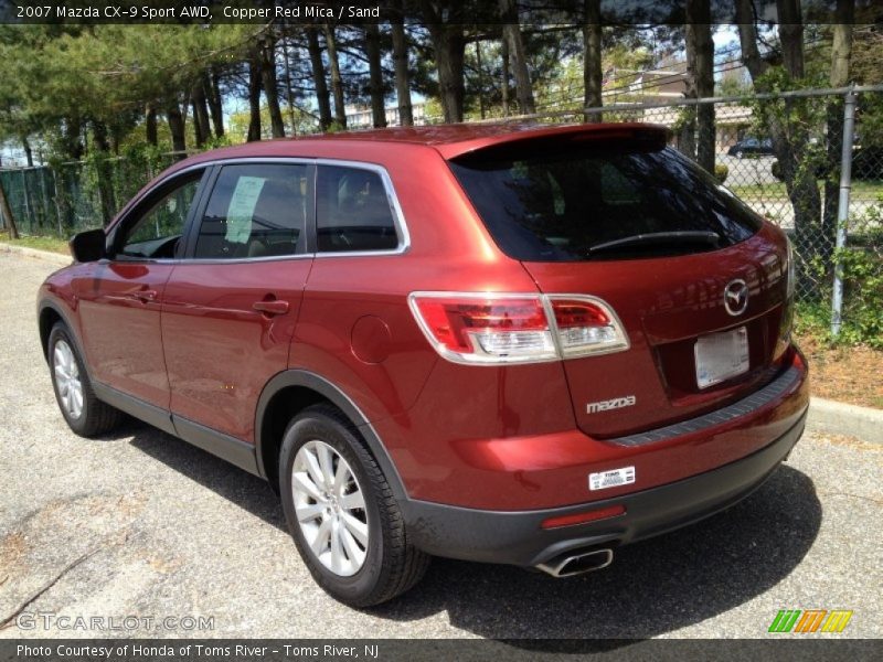 Copper Red Mica / Sand 2007 Mazda CX-9 Sport AWD