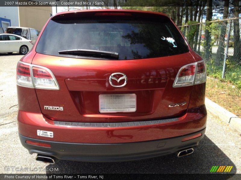 Copper Red Mica / Sand 2007 Mazda CX-9 Sport AWD
