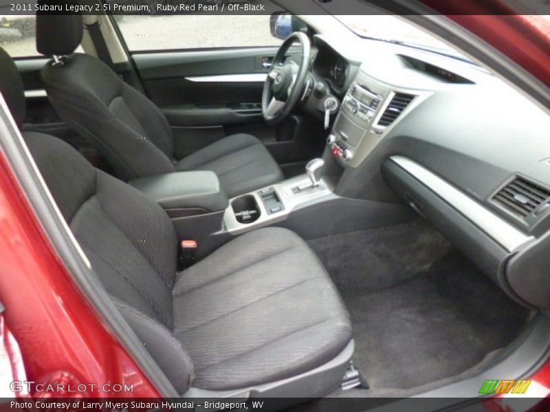 Ruby Red Pearl / Off-Black 2011 Subaru Legacy 2.5i Premium