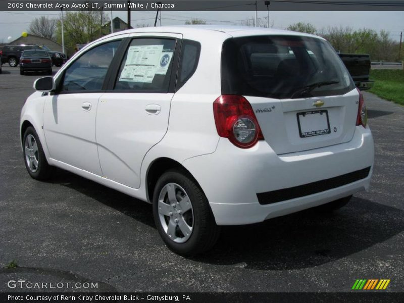 Summit White / Charcoal 2009 Chevrolet Aveo Aveo5 LT