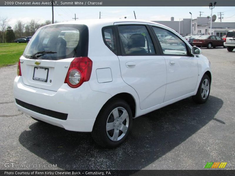 Summit White / Charcoal 2009 Chevrolet Aveo Aveo5 LT