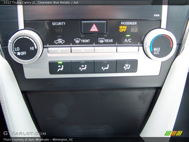 Clearwater Blue Metallic / Ash 2013 Toyota Camry LE