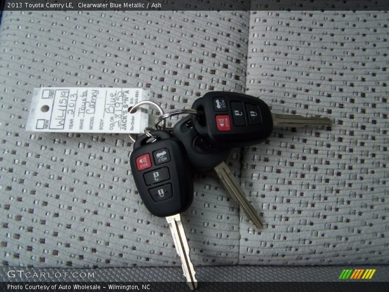 Clearwater Blue Metallic / Ash 2013 Toyota Camry LE