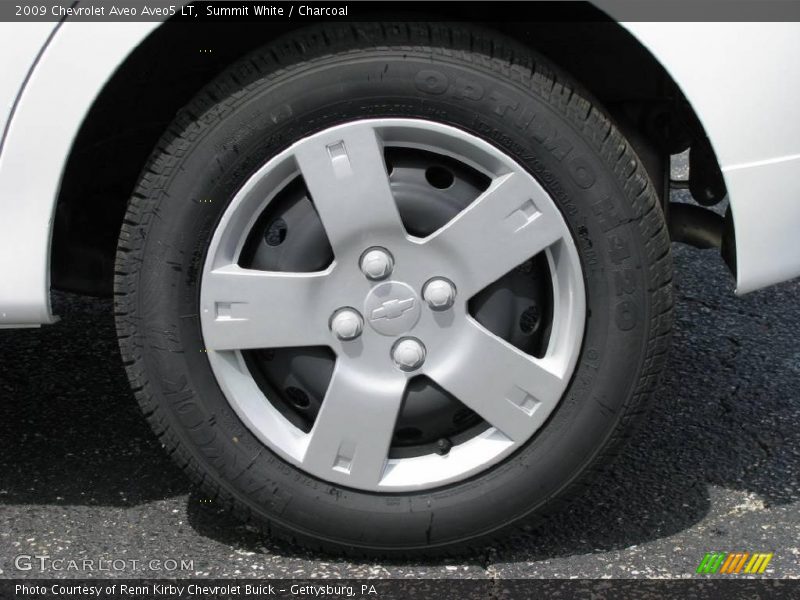 Summit White / Charcoal 2009 Chevrolet Aveo Aveo5 LT
