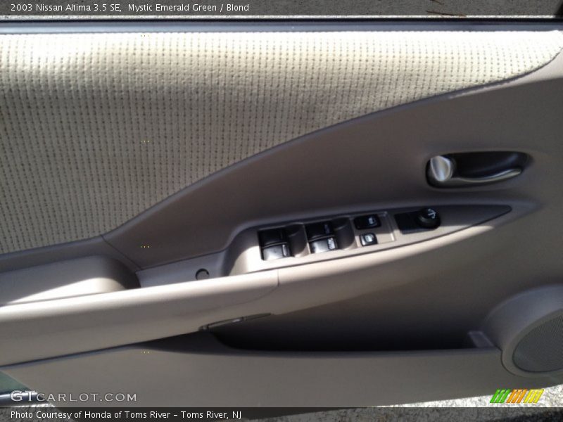 Mystic Emerald Green / Blond 2003 Nissan Altima 3.5 SE