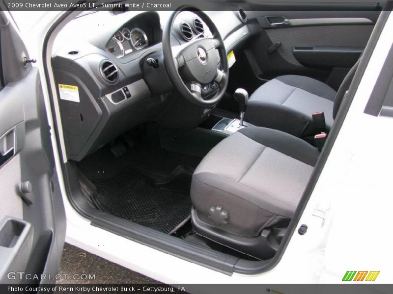 Summit White / Charcoal 2009 Chevrolet Aveo Aveo5 LT