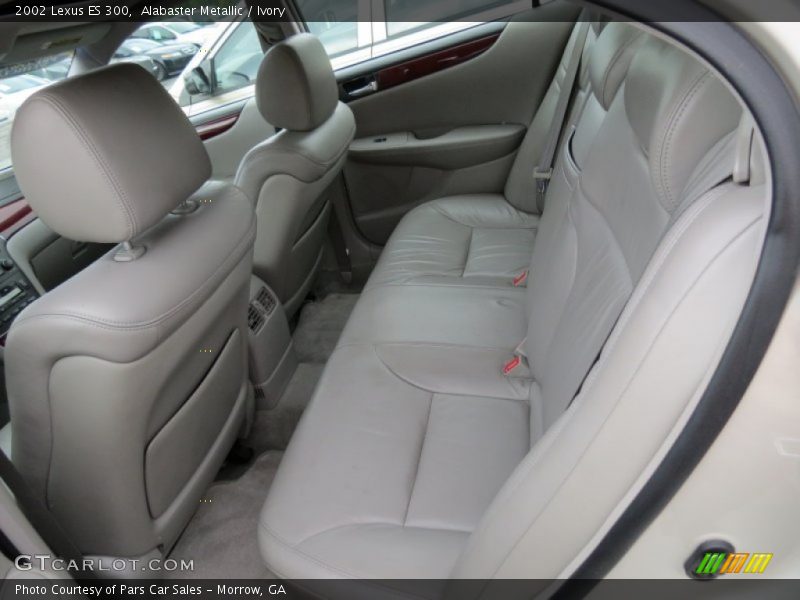 Rear Seat of 2002 ES 300