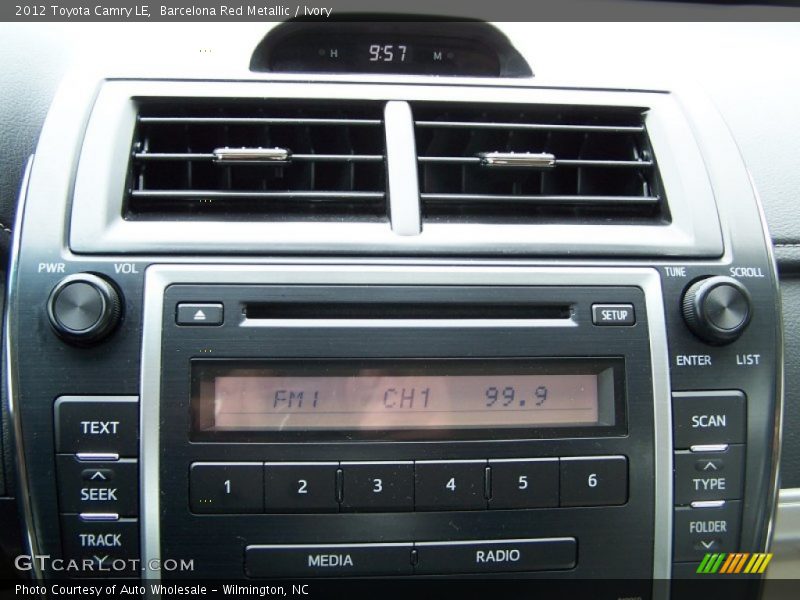 Barcelona Red Metallic / Ivory 2012 Toyota Camry LE